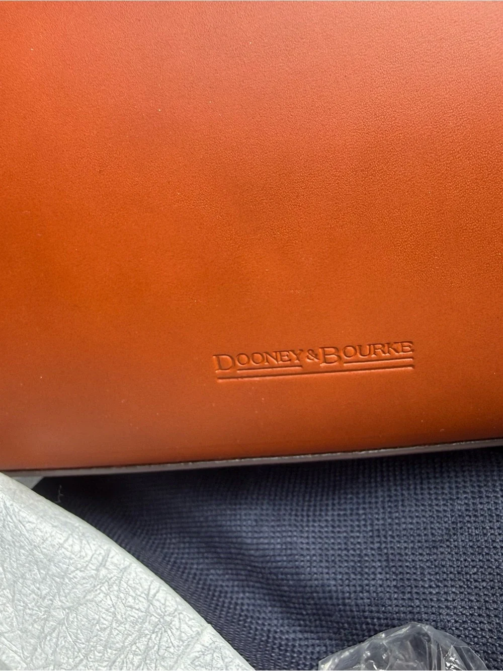 Dooney & Bourke Saddle Brown Leather Tote with Matching Wallet